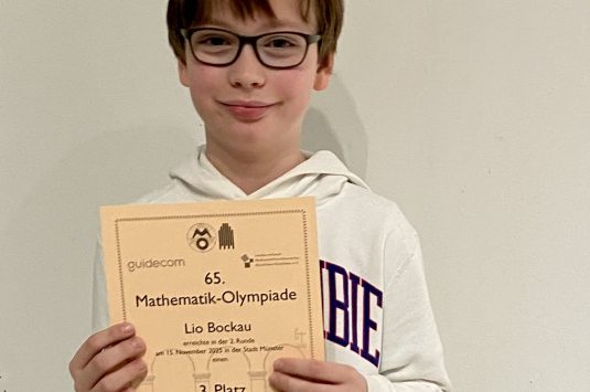 Toller Erfolg bei der Mathematik-Olympiade für die GeMM