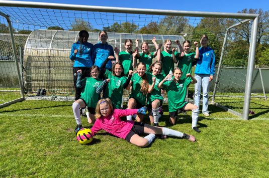 Vize-Stadtmeister im Fußball –  Mädchen der Wettkampfklasse IV 